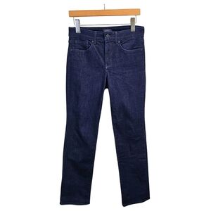NYDJ Women Marilyn Straight Leg Jean 6P Dark Wash Stretch Casual Denim Lift Tuck